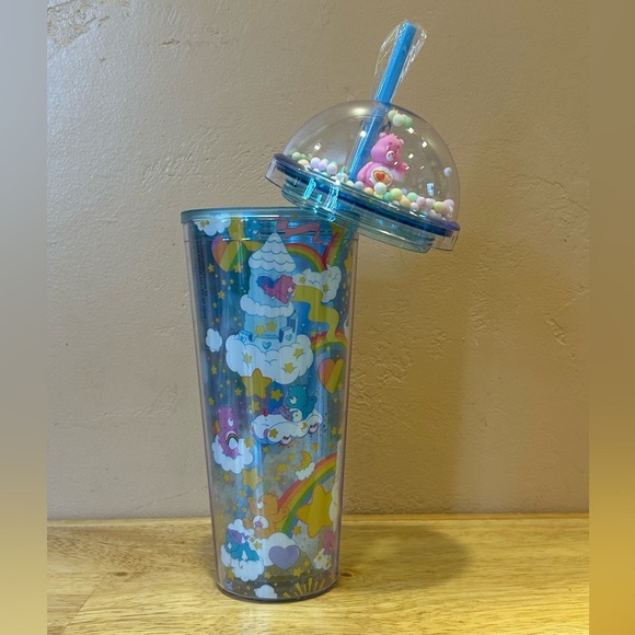 Care Bears Tumbler Made By Silver Buffalo. Hearts Rainbows Magic. Brand New! - Picture 4 of 8
